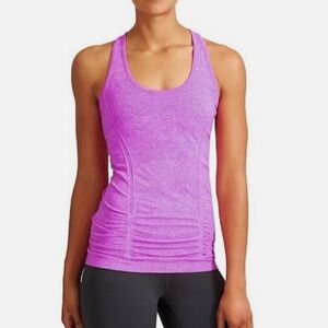 Athleta Heathered Purple Racerback Tank